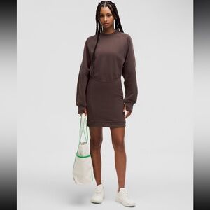 lululemon athletica Brown Long Sleeve Dress